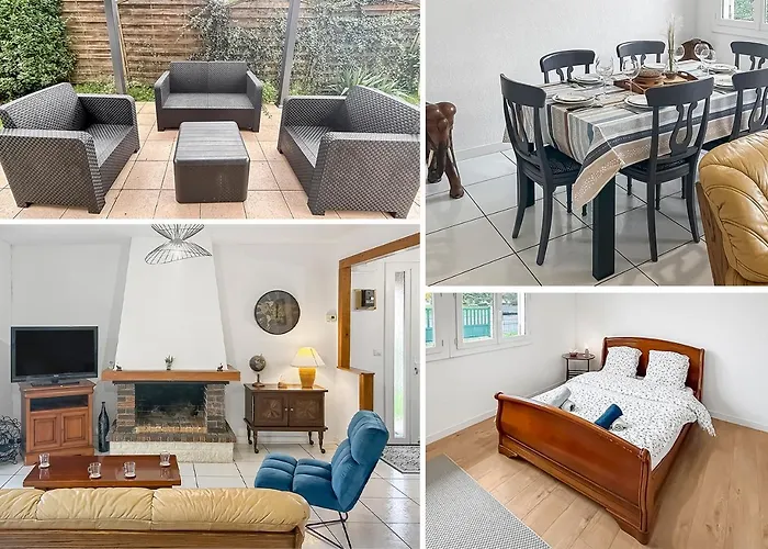 Hébergement de vacances Maison Lumineuse, Jardin Et Wi-fi Gratuit Tours